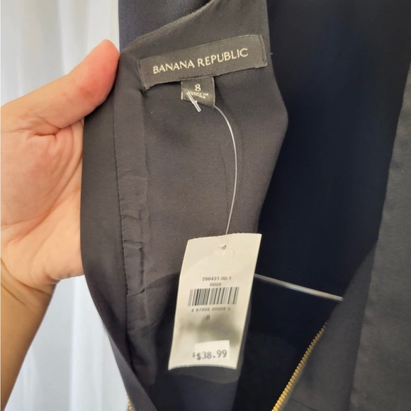 Banana Republic Sleeveless Dress Tiered and Bottom Ruffle, 8, NWT - Picture 4 of 4